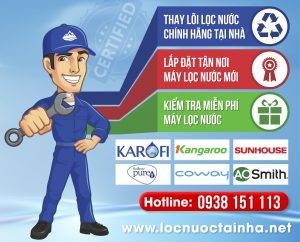 Công ty thay lõi lọc nước tại nhà Biên Hòa Đồng Nai